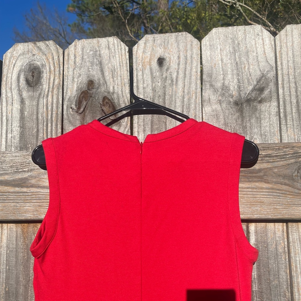 Escada Red Midi Dress - Picture 9 of 16